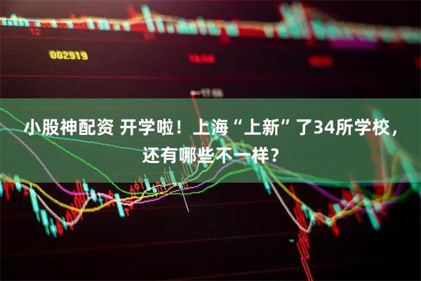小股神配资 开学啦！上海“上新”了34所学校，还有哪些不一样？