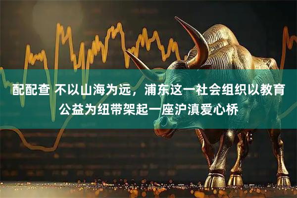 配配查 不以山海为远，浦东这一社会组织以教育公益为纽带架起一座沪滇爱心桥